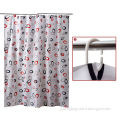 Shower curtain hooks & rings, durable metal shower curtain, buckle in simple design, metal ringNew